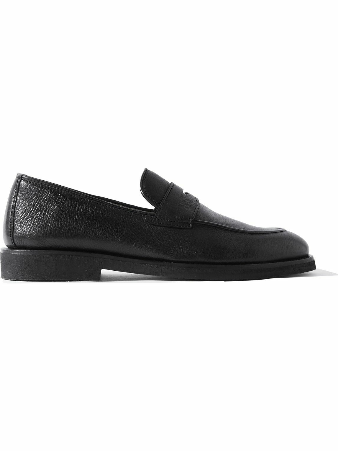 Officine Creative Opera FullGrain Leather Penny Loafers Black