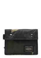 Porter Counter Shade Camouflage Nylon-twill Wallet - Khaki - One Size