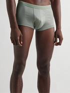 Zimmerli - Sea Island Cotton Boxer Briefs - Green