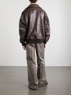 Rick Owens - Dracuflight Leather Jacket - Brown