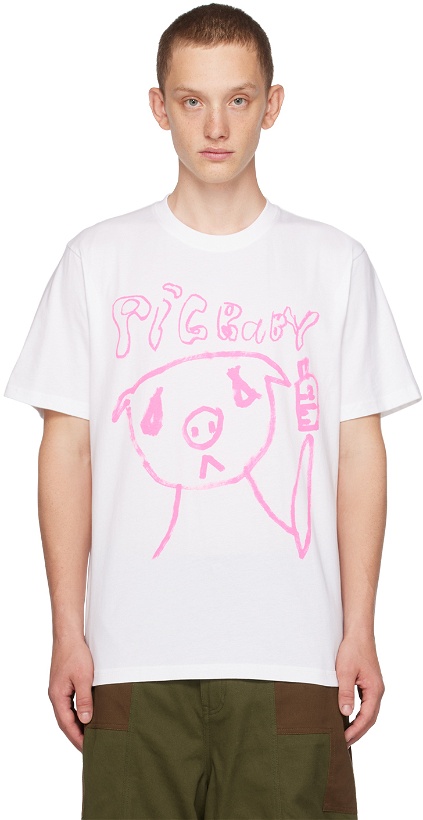 Photo: Perks and Mini White Pig Baby Edition T-Shirt