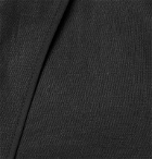Isabel Benenato - Black Slim-Fit Unstructured Linen Blazer - Black