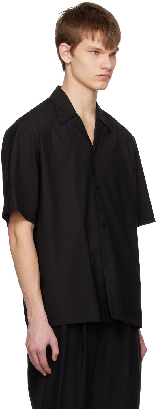 Vein Black Button Up Shirt