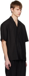 Vein Black Button Up Shirt