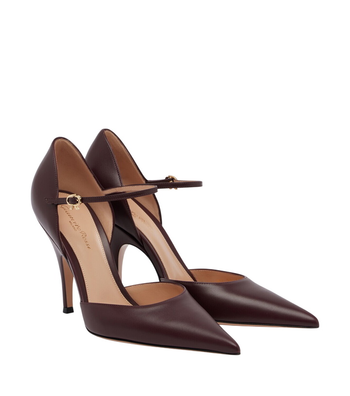 Photo: Gianvito Rossi Sofia D'Orsay leather pumps