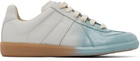 Maison Margiela Gray & Blue Replica Sneakers