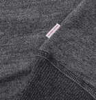 Orlebar Brown - Bryan Lux Mélange Loopback Cotton and Wool-Blend Jersey Sweatshirt - Gray