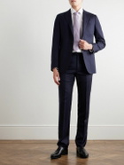 Kingsman - Tapered Wool-Flannel Suit Trousers - Blue