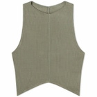 Joah Brown Women's Curve Crop Tank Top in Summit