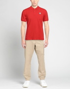 Invicta Mens Polo shirt in Tomato red