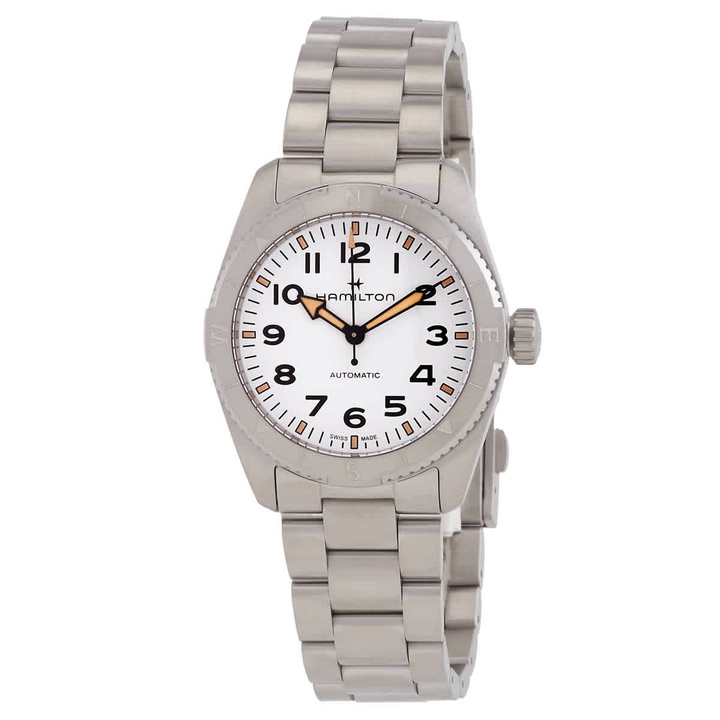 Photo: Hamilton Khaki Field Expedition Auto White Dial Watch H70225110