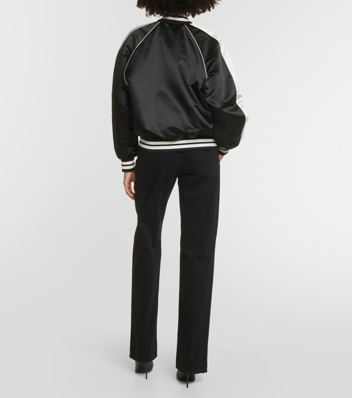 Dolce&Gabbana Logo satin varsity jacket Dolce & Gabbana
