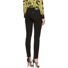 Versace Black Medusa Skinny Jeans