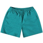 Goldwin Men's Nylon 5" Shorts in Moist Green
