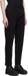 Hugo Black Tapered-Fit Trousers