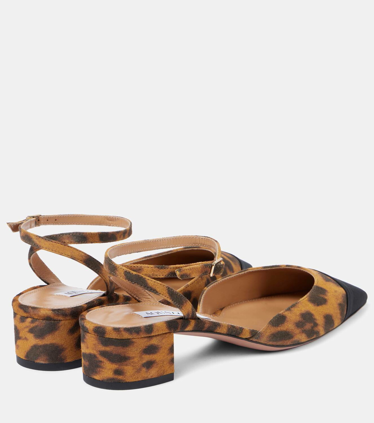Leopard Print Suede Pumps レオパードプリントスエードパンプス Leopard Print Suede Pumps レオパードプリントスエードパンプス