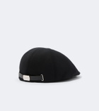 Giorgio Armani Wool and cashmere flat cap