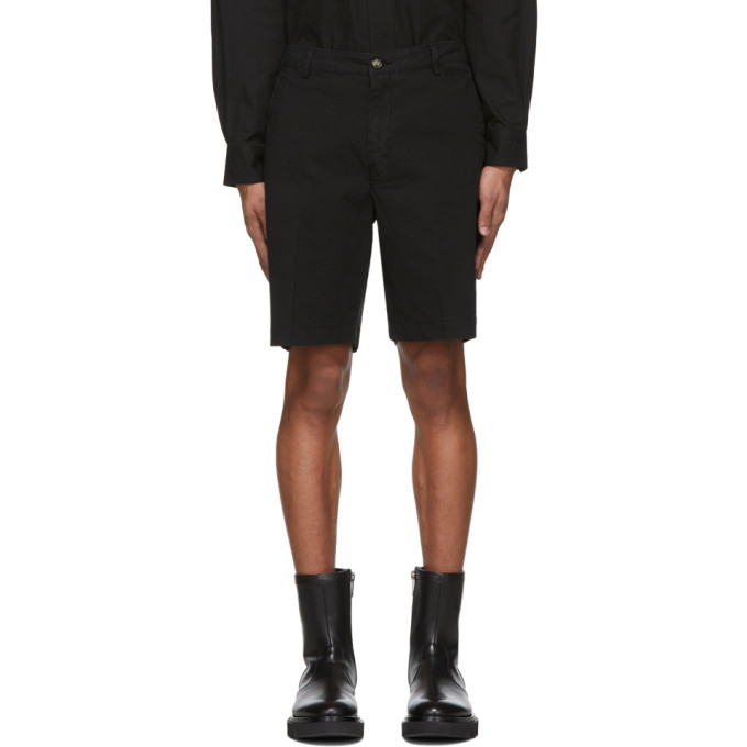 Kenzo Black Garment-Dyed Shorts Kenzo