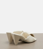 Loewe Origami leather mules