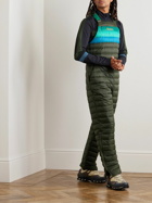Cotopaxi - Fuego Colour-Block Quilted Shell Down Overalls - Gray