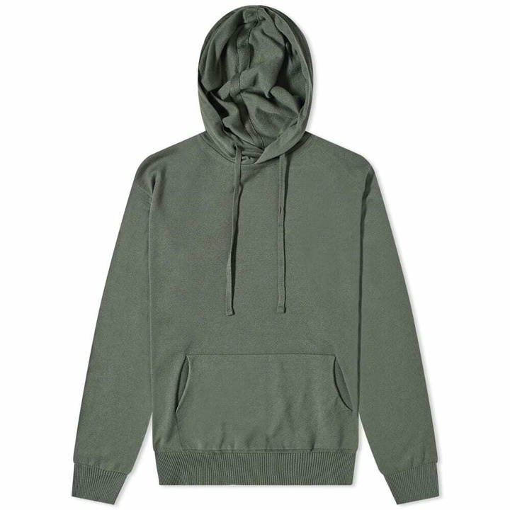 Photo: John Smedley Men's Sundown Knitted Hoody in Palm