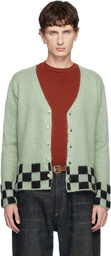 Second/Layer Green Chevy Cardigan