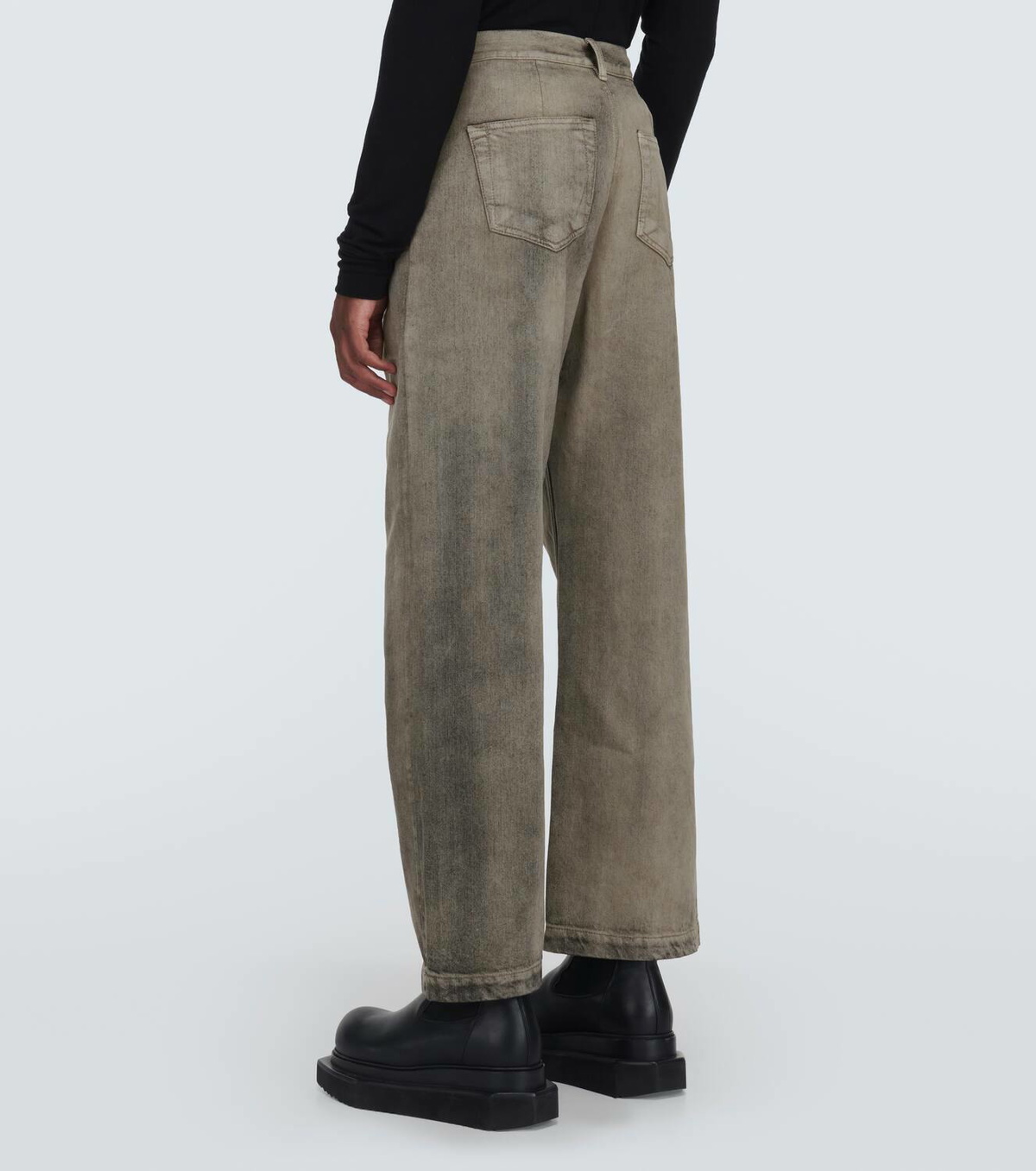 DRKSHDW by Rick Owens Geth washed wide-leg jeans Rick Owens DRKSHDW by Rick Owens Geth washed wide-leg jeans Rick Owens