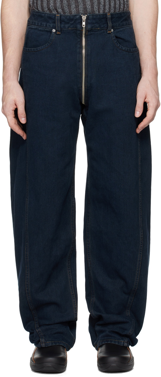 Eckhaus Latta Navy Goodtime Jeans Eckhaus Latta