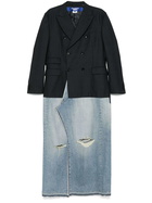 JUNYA WATANABE - Coat With Contrasting Inserts