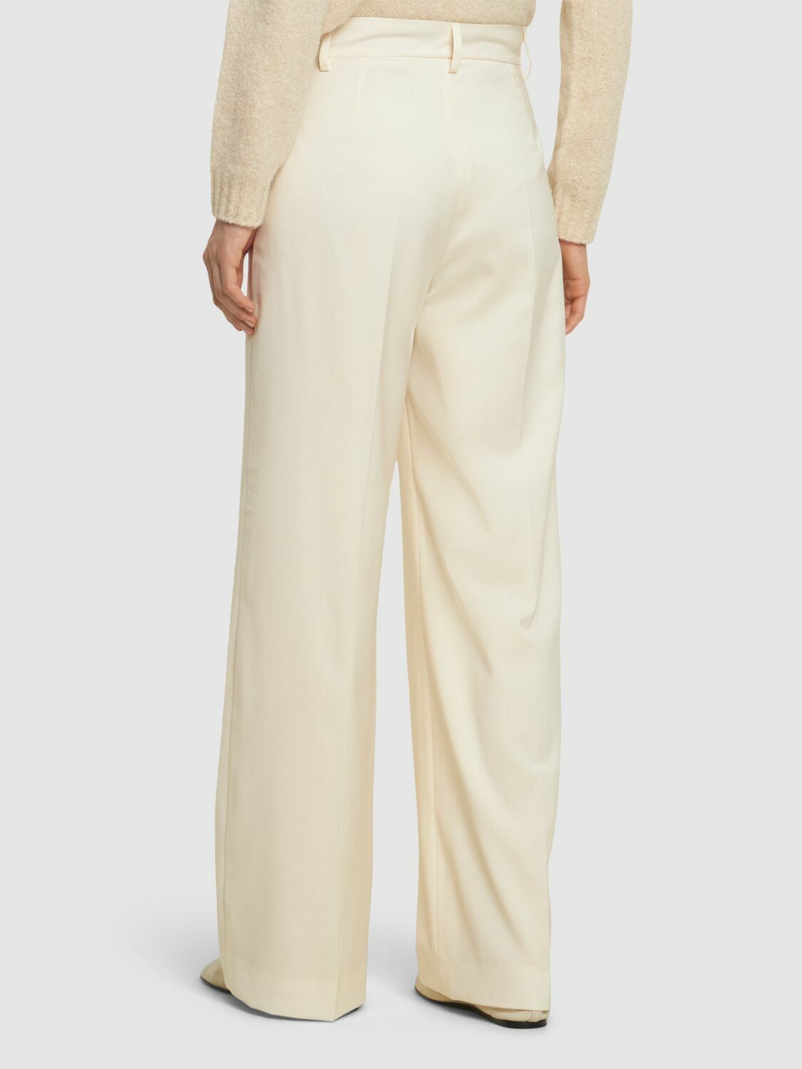 【送料&関税込】Weekend Max Mara Verdun WEEKEND MAX MARA Verdun Stretch Wool Wide Pants Weekend Max Mara
