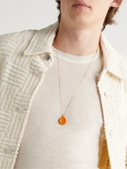 Bottega Veneta - Gold-Plated and Enamel Pendant Necklace