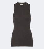 Lisa Yang Amya cotton and cashmere tank top