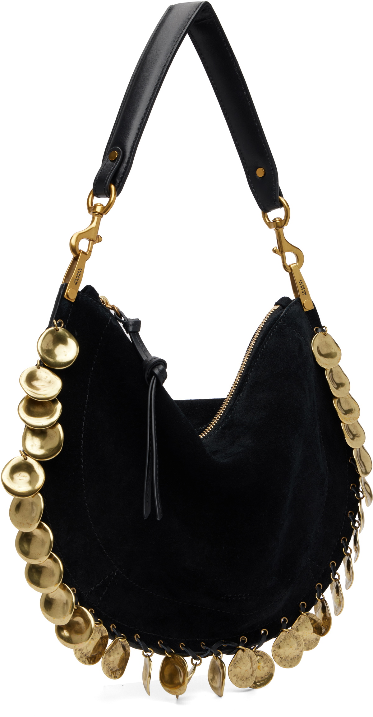 Isabel Marant Black Oskan Soft Zip Bag