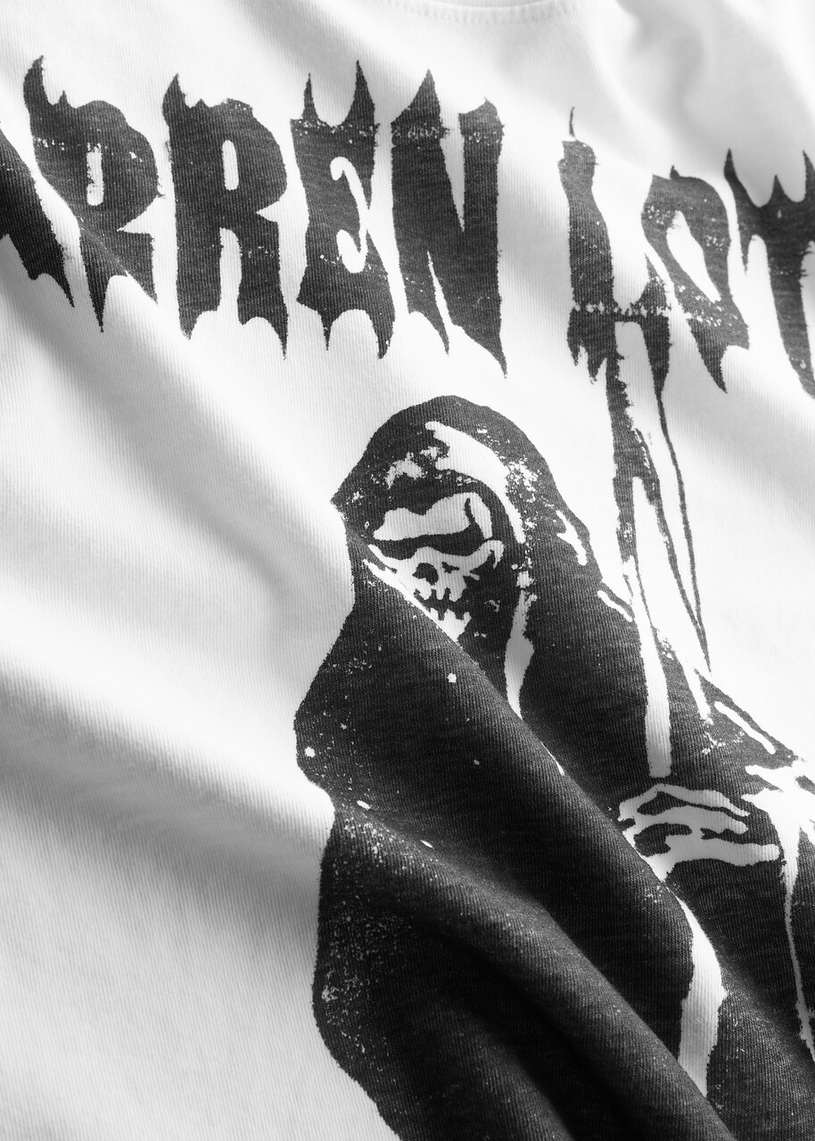 Warren Lotas Apocalypse Printed Cotton T-shirt White