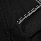Y-3 3 Stripe Refined Wool Track Top in Black