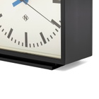 Newgate Clocks AMP Railway Mantel Clock in Blue 