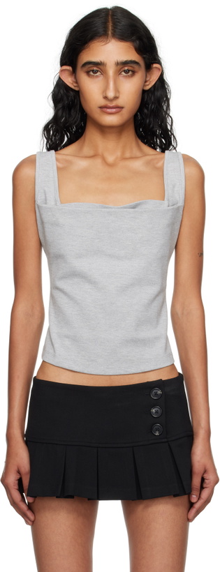 Photo: Miaou Gray Luna Tank Top