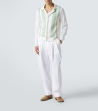 Dolce&Gabbana Striped wool and silk shirt
