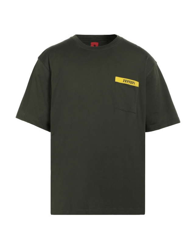 Photo: Ferrari Mens T-shirt Military in Green