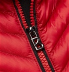 Bogner - Owen Quilted Shell and Fleece-Back Stretch-Jersey Gilet - Red