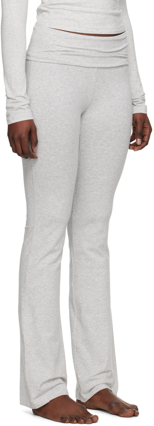 Track Soft Lounge Fold Over Pant - Marble - XXS at Skims