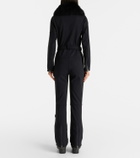 Yves Salomon Shearling-trimmed belted ski suit