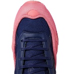 Raf Simons - adidas Originals Ozweego Mesh and Leather Sneakers - Men - Navy