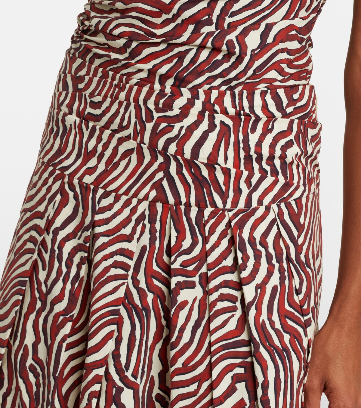 Proenza Schouler White Label Nessa printed cotton-blend maxi skirt