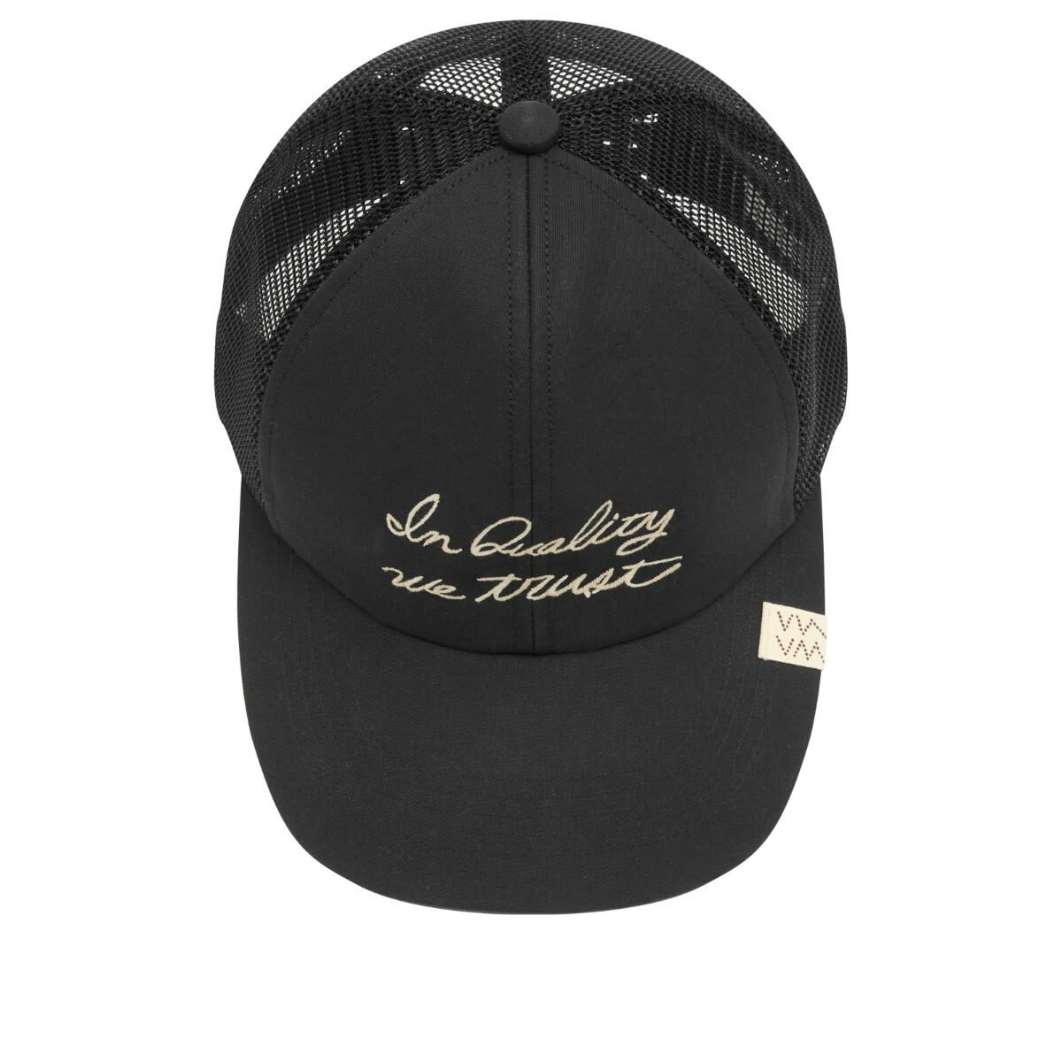 Visvim Men's Goodyear II Trucker Cap in Black Visvim
