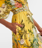 Camilla Paths of Gold floral silk maxi dress