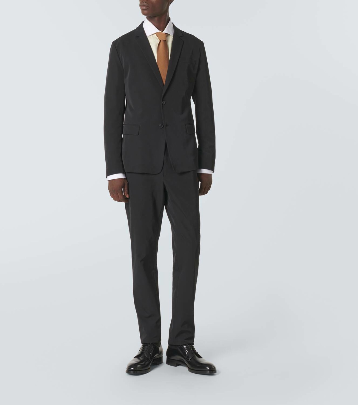 Prada Brushed leather Derby shoes