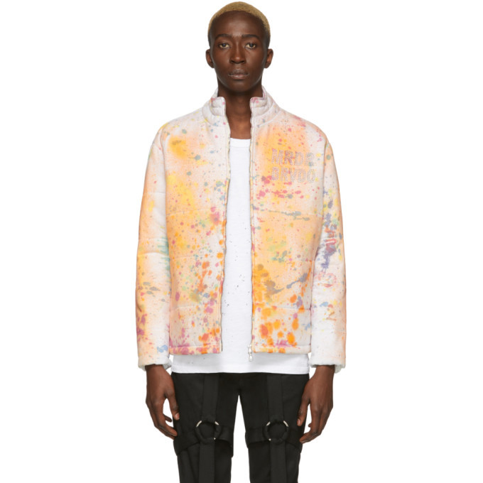 Who Decides War Ssense Exclusive Namesake Bomber Jacket in Pink