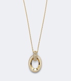 Messika Groove 18kt gold pendant necklace with diamonds