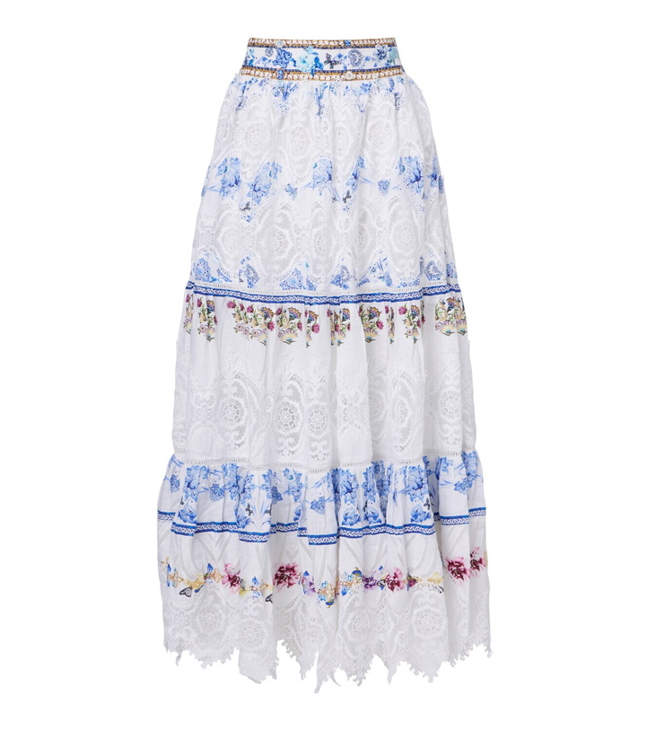 Photo: Camilla All About That Lace linen midi skirt